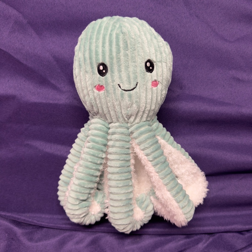 Spark Create Imagine Teal Octopus Plush Stuffed Animal Toy Kawaii Soft‎